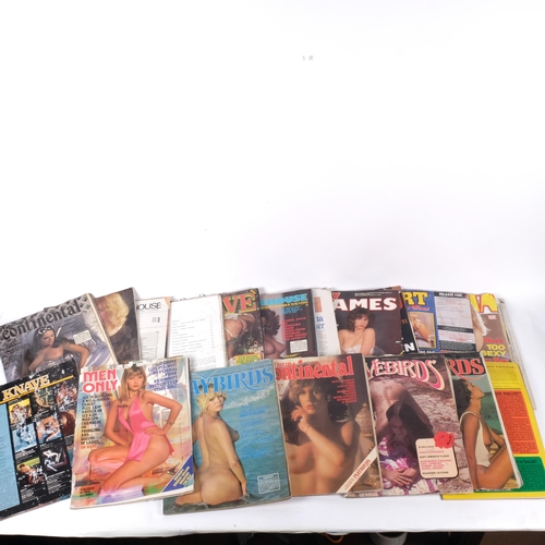 601 - 21 various adult magazines