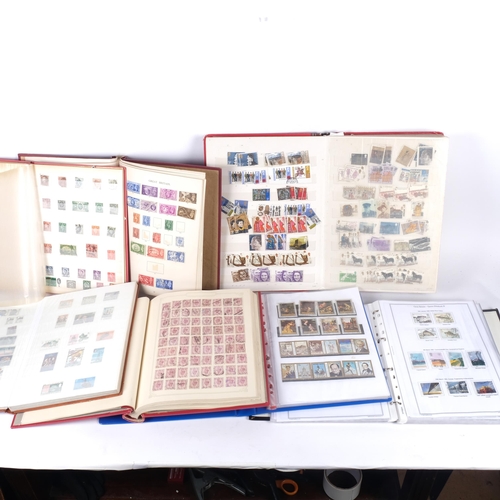 609 - 10 various stamp stock book albums