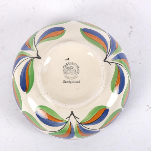 893 - Art Deco painted pottery bowl, by Baker & Co, 22cm