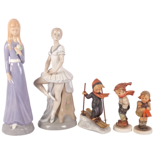 1172 - 3 Goebels Hummel figures, Spanish ballet dancer, and another, 31cm