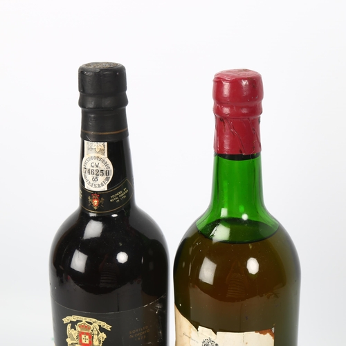 158B - 2 bottles of vintage port, 1963 Sandeman and 1967 Royal Oporto