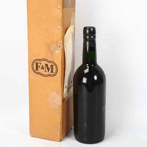 162 - A bottle of Fonseca 1966 vintage port, with original Fortnum and Mason box