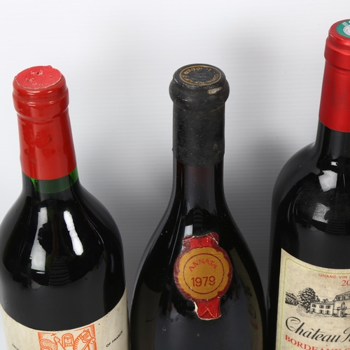 165 - 5 bottles of French and Italian red wine, 1979 Barolo, 1988 Barbaresco, 1982 Ch Macquin St Georges S... 