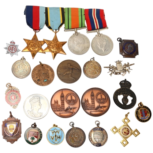 309 - A group of medals and medallions