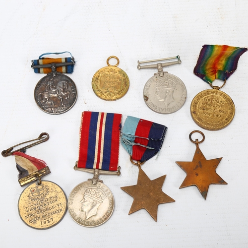 311 - A group of First and Second War Service medals