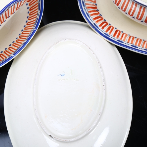 351 - A group of Wedgwood creamware dinnerware, circa 1790