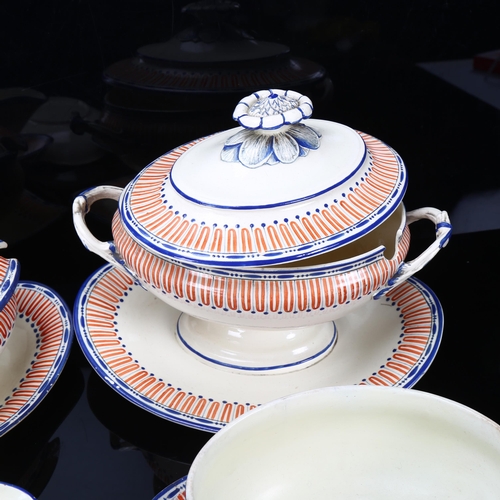 351 - A group of Wedgwood creamware dinnerware, circa 1790