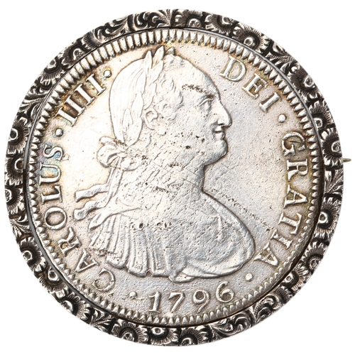 354 - A King Charles/Carlos IIII 1796,  Silver 8 Reales 