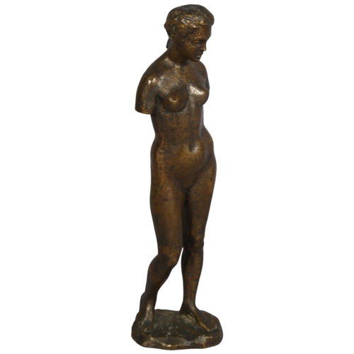 391 - Jacob Epstein (1921-2003) A bronze standing nude figure, signed to base, number 1/6, dated 1951, hei... 