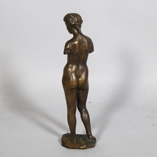 391 - Jacob Epstein (1921-2003) A bronze standing nude figure, signed to base, number 1/6, dated 1951, hei... 