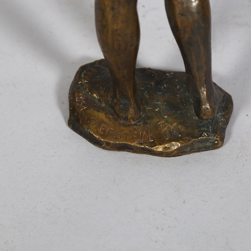 391 - Jacob Epstein (1921-2003) A bronze standing nude figure, signed to base, number 1/6, dated 1951, hei... 