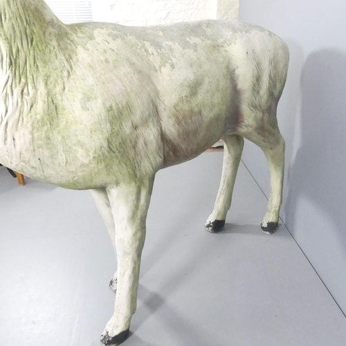 2000 - A modern fibreglass reindeer sculpture. Approximate dimensions 200x230x50cm.