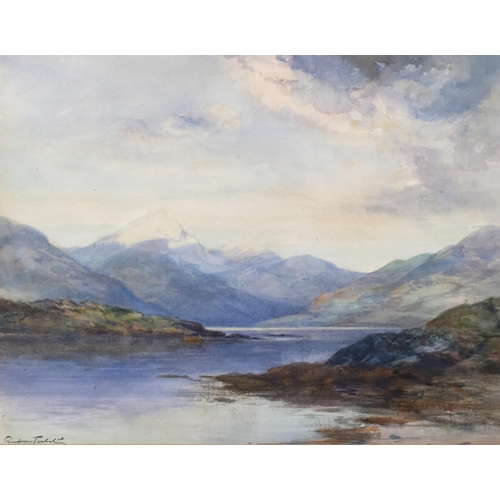 679 - Henderson Tarbet, Ben More, Mull, watercolour, signed, 36cm x 48cm, framed