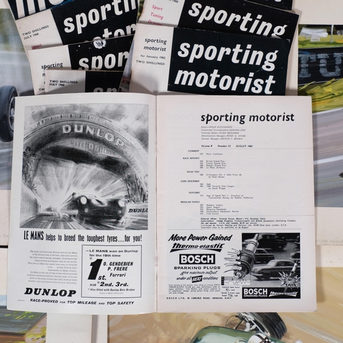 815 - Motorsport Interest - Barry Rowe (1936-2022), British, 4 original gouache Motorsport pictures from e... 