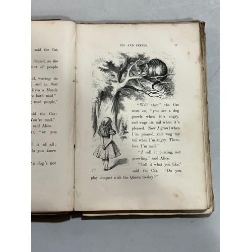 370 - Alice's Adventures In Wonderland by Lewis Carroll, First Edition Macmillan & Co London 1866, cloth-b... 