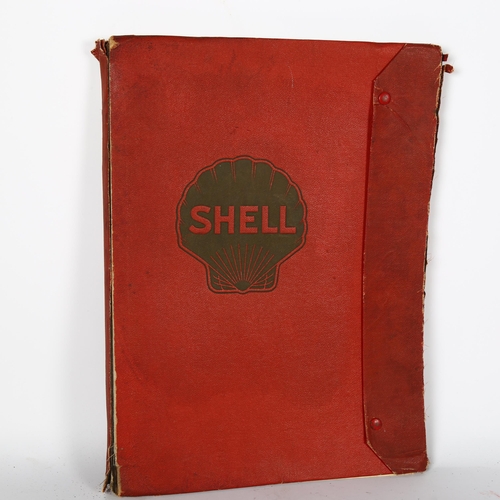 201 - MOTORING INTEREST - SHELL - a Vintage folio of road maps associated with the USA and Canada, the fol... 