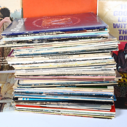 228 - A quantity of vinyl LPs, including various artists such as The Pointer Sisters, Bucks Fizz, Cat Stev... 