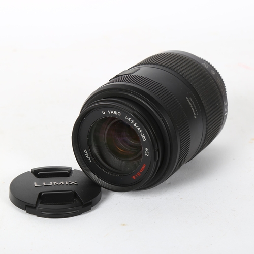 229 - A Panasonic Lumix G Vario 45-200mm, 1:4-5.6 zoom lens, ref. H-FS045200