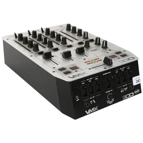 243 - A Behringer Professional Mixer, model BMX300, date code 0701, power cable not present, with unassoci... 