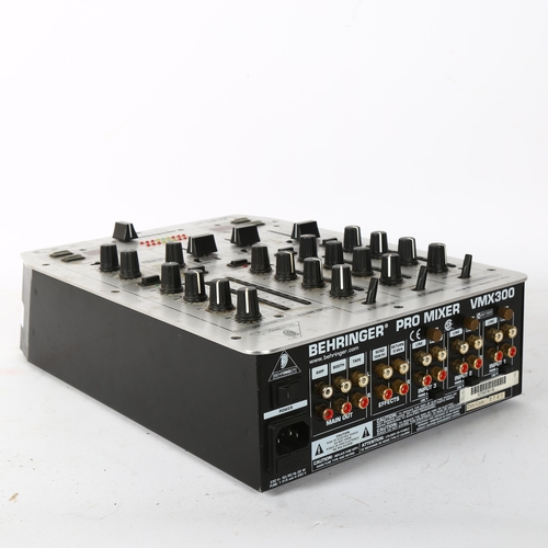 243 - A Behringer Professional Mixer, model BMX300, date code 0701, power cable not present, with unassoci... 