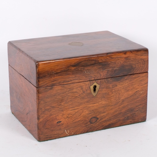 54 - A 19th century mahogany travelling vanity box, with fitted lift-out tray and drawer under, W25cm