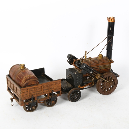 553 - A scratch-built model steam engine, 