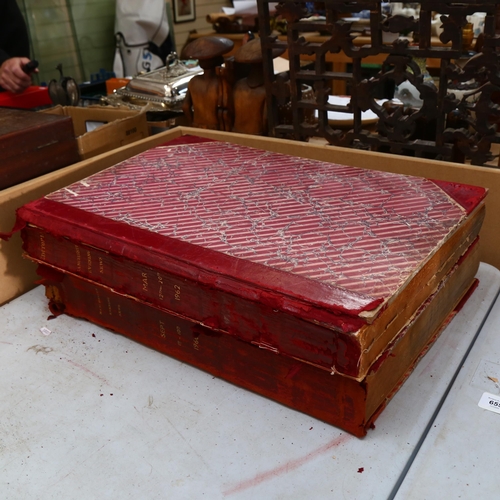 655 - 2 bound volumes of The Manchester Evening News, 1st to the 10th September 1960, and 12th to the 20th... 