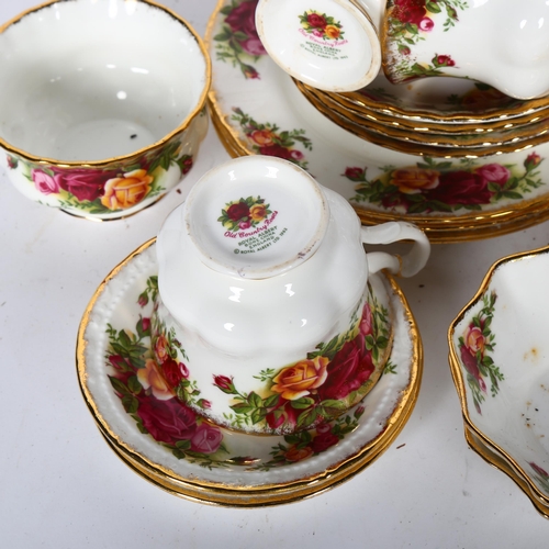 780 - Royal Albert Old Country Roses tea service, egg cups and related items