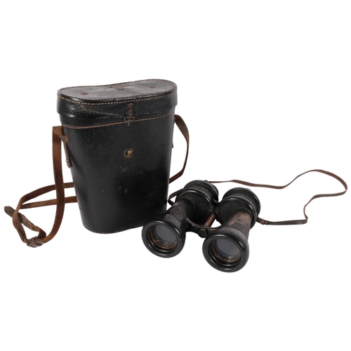 88 - A pair of World War II German Krigsmarine Leitz (Beh) 7x50 binoculars, serial no. 448891, with origi... 