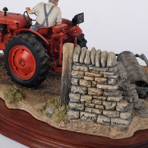 922 - Border Fine Arts sculpture of a tractor driver, 