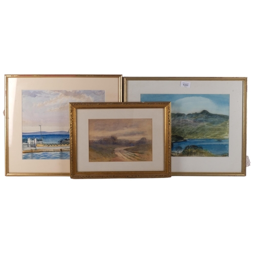 868 - Irene Bache (1901 - 1999), pair of watercolours, Scottish scenes, 25cm x 35cm, framed, and a smaller... 