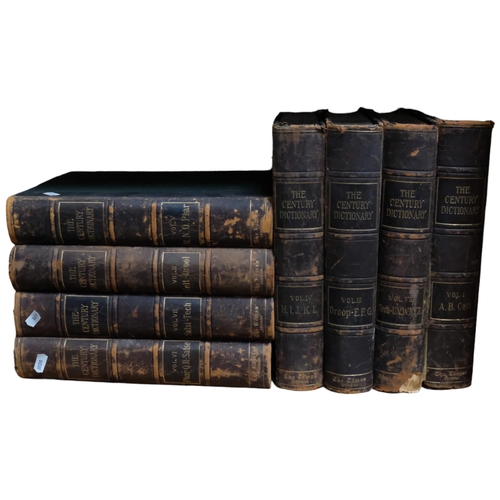 1021 - 8 volumes half leather-bound 