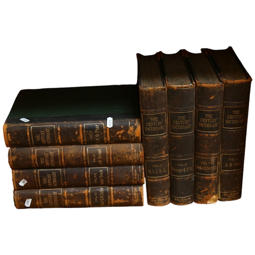 1021 - 8 volumes half leather-bound 