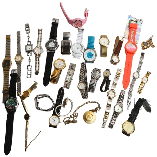 1241 - A small collection of modern quartz wristwatches, including Ice, Gino Milano, Avia etc