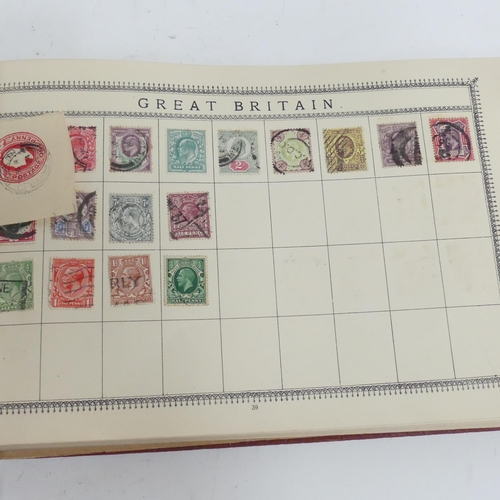 101 - 3 various albums of worldwide and UK stamps