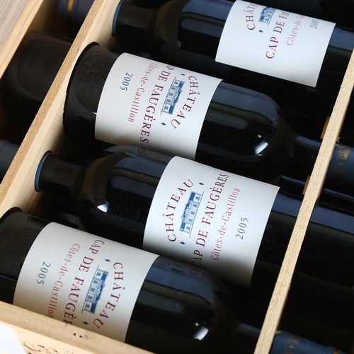 2020 - Chateau Cap de Faugeres 2005, Castillon Cotes de Bordeaux x 1 case of 12 bottles.