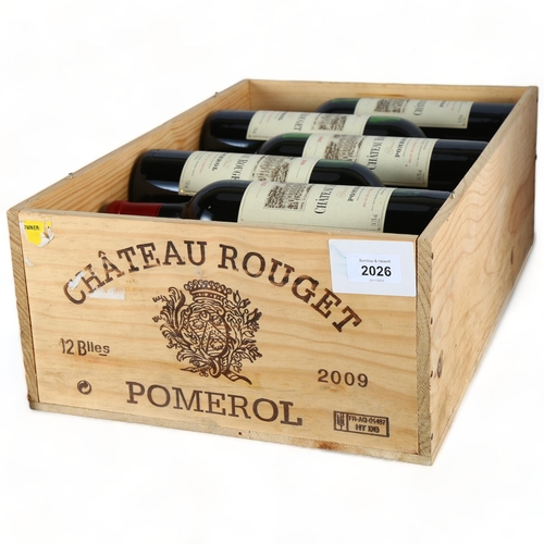 2026 - Chateau Rouget 2009, Pomerol x 10 bottles.