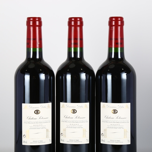 2031 - Chateau Potensac 2009, Medoc x 3 bottles.