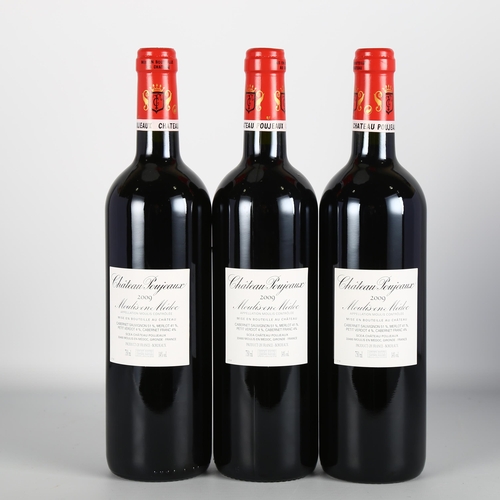 2033 - Chateau Poujeaux 2009, Moulis-en-Medoc x 3 bottles.