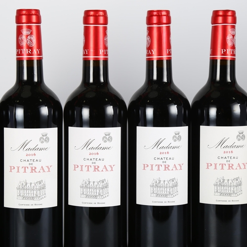 2039 - Chateau Pitray Cuvee Madame 2016, Castillon Cotes de Bordeaux x 6 bottles.