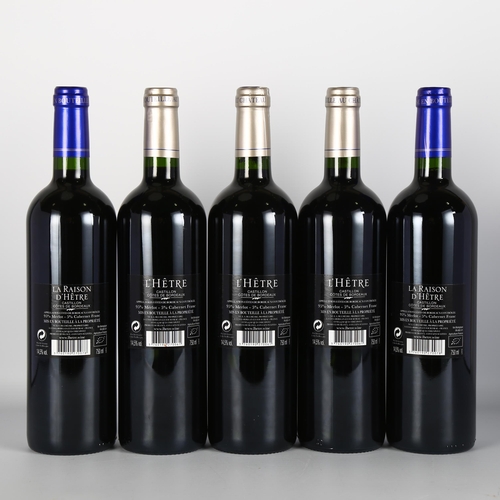 2040 - L'Hetre 2016, Castillon Cotes de Bordeaux x 3 bottles,  La Raison d'Hetre 2016, Castillon Cotes de B... 