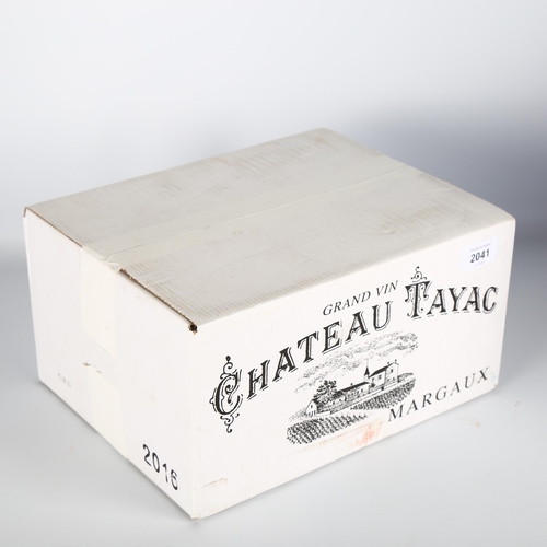 2041 - Chateau Tayac 2016, Margaux x 1 case of 6 bottles.