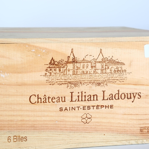 2042 - Chateau Lilian Ladouys 2016, St Estephe x 1 case of 6 bottles.