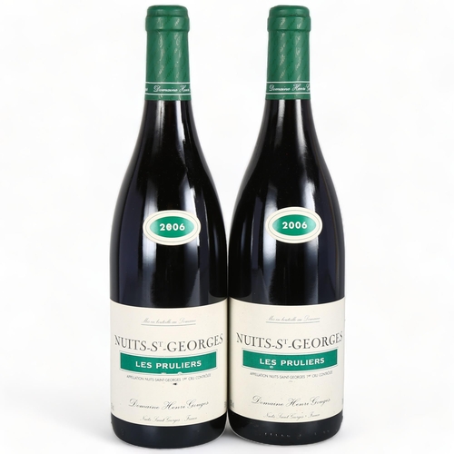 2063 - Nuits-Saint-Georges Premier Cru, Les Pruliers 2006, Henri Gouges x 2 bottles.