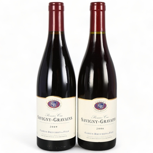 2064 - Savigny-les-Beaune Premier Cru, Savigny-Gravains, Camus-Bruchon. 2006 x 1 bottle. 2009 x 1 bottle.