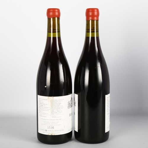 2065 - Beaune Premier Cru, Teurons 2009, Domaine de Bellene x 2 bottles.