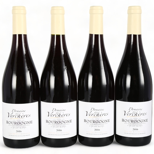 2067 - Bourgogne Rouge 2016, Domaine Vercheres x 4 bottles.