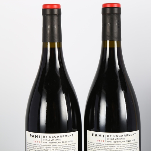 2068 - Pahi Single Vineyard Pinot Noir 2014, Escarpment, Martinborough x 2 bottles.