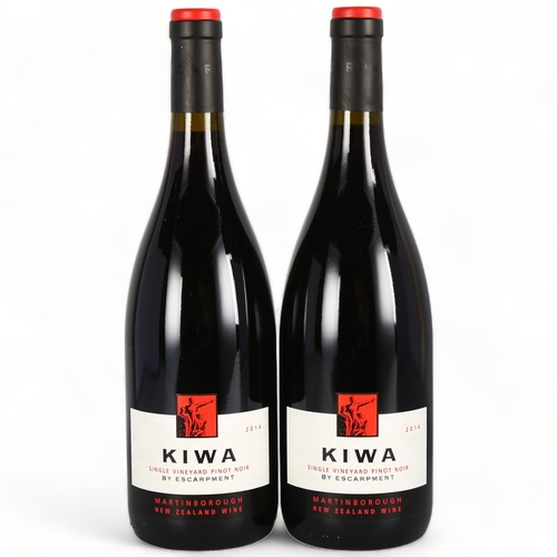 2069 - Kiwa Single Vineyard Pinot Noir 2014, Escarpment, Martinborough x 2 bottles.