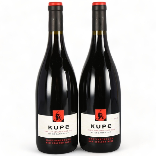 2070 - Kupe Single Vineyard Pinot Noir 2014, Escarpment, Martinborough x 2 bottles.